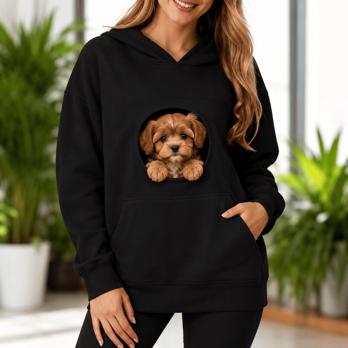 Sudadera tipo canguro