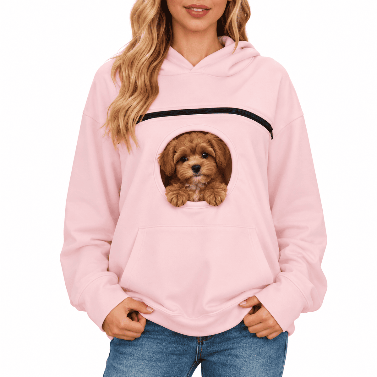 Sudadera tipo canguro